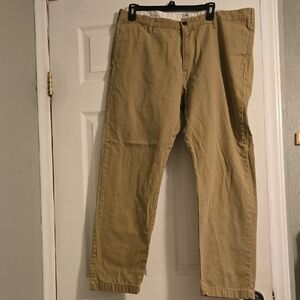 Dockers Tan Chinos Classic Cotton Blend Pacific Collection 38 X 30